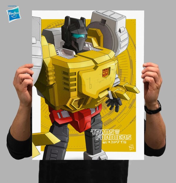 Moor Art Transformers Limited Edition Grimlock Art Poster Image  (2 of 5)
